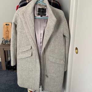 J. Crew Grey Cocoon Coat